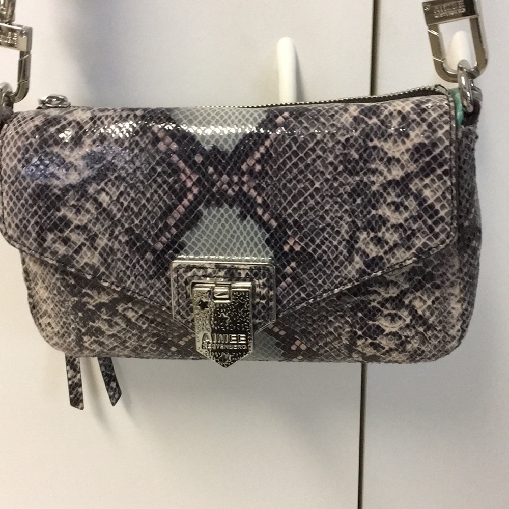 Aimee Kestenberg Blue Snake 🐍 Skin Purse